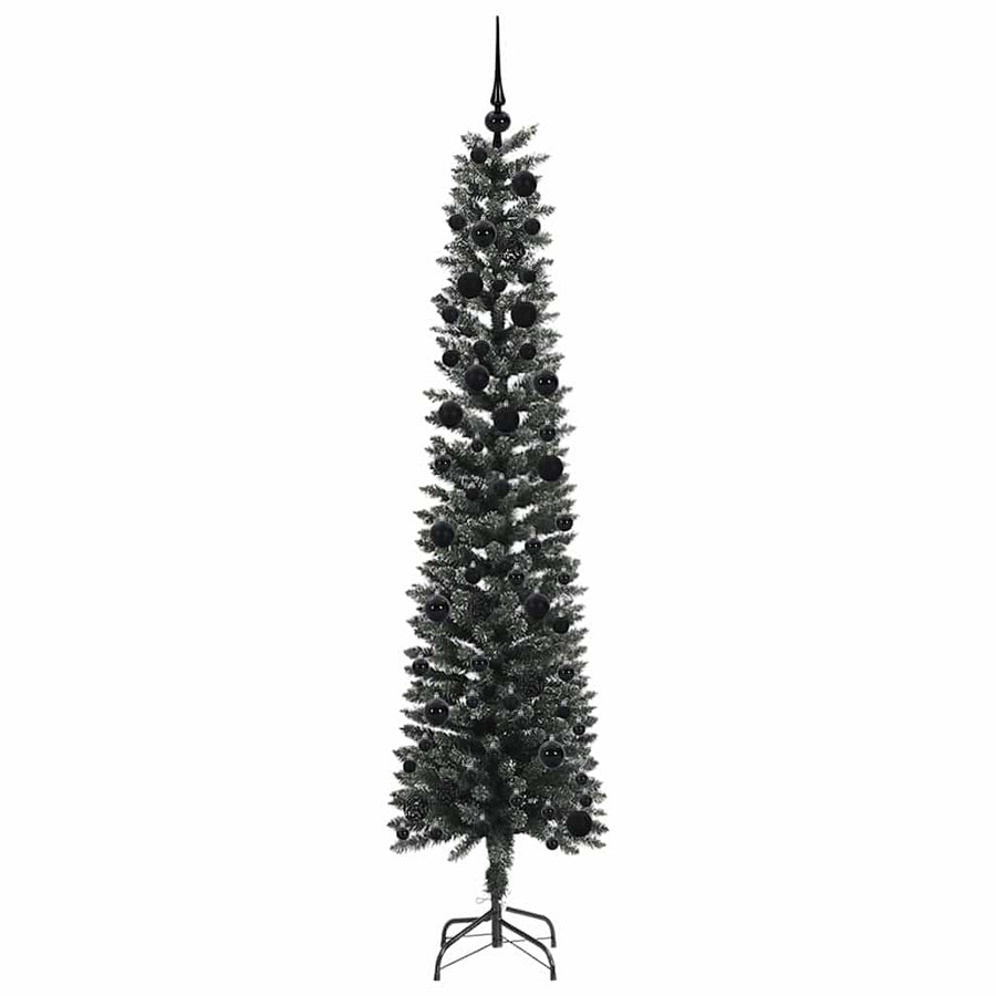 Kunstkerstboom Groen 58 x 58 x 240 cm PVC en Plastic en Staal