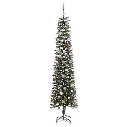 Kunstkerstboom Groen 58 x 58 x 240 cm PVC en Plastic en Staal
