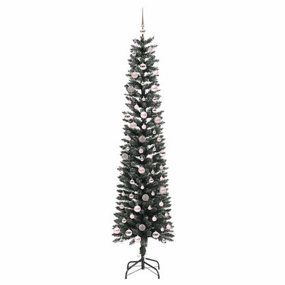 Kunstkerstboom Groen 58 x 58 x 240 cm PVC en Plastic en Staal