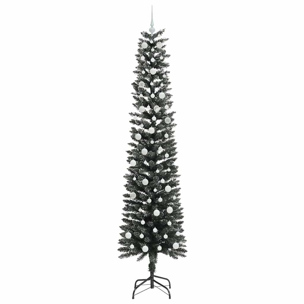 Kunstkerstboom Groen 58 x 58 x 240 cm PVC en Plastic en Staal