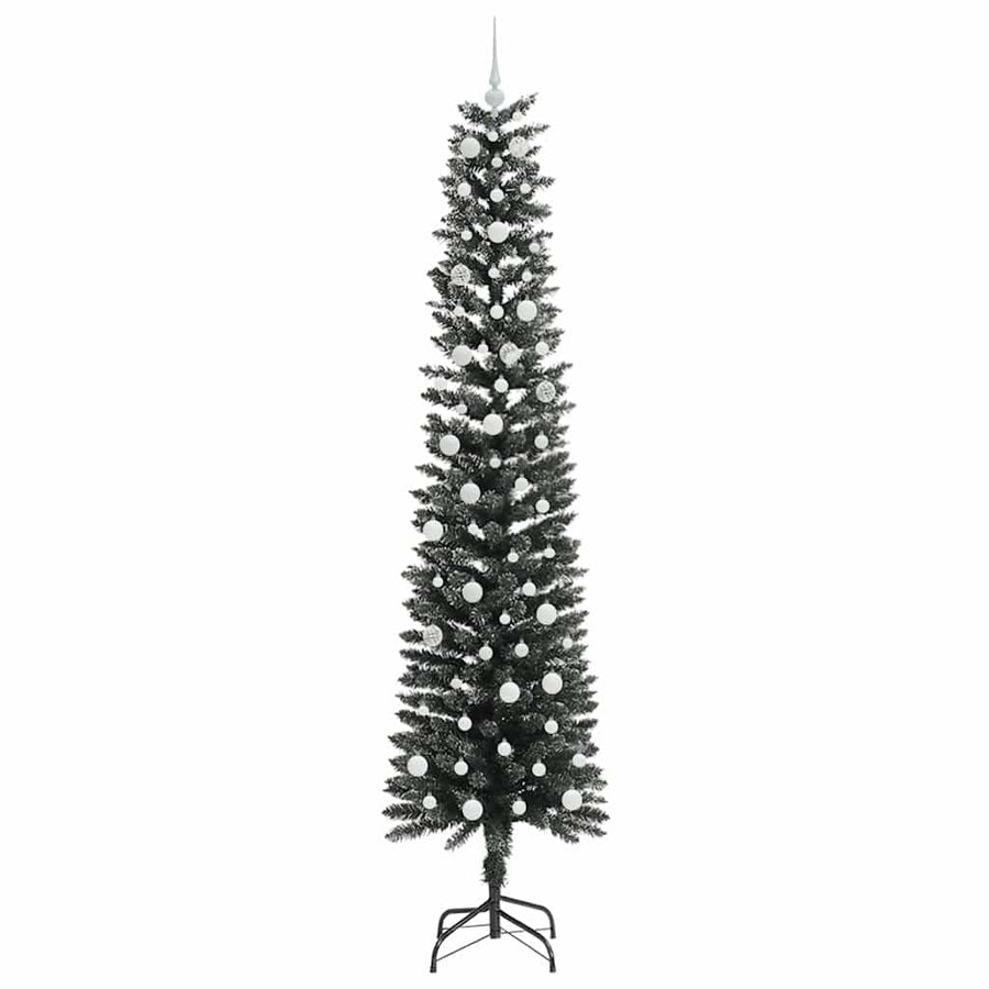 Kunstkerstboom Groen 58 x 58 x 240 cm PVC en Plastic en Staal