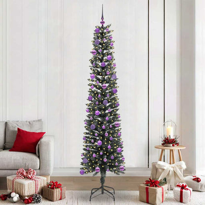 Kunstkerstboom Groen 58 x 58 x 240 cm PVC en Plastic en Staal