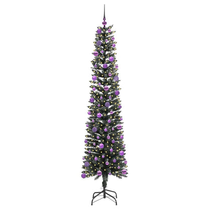Kunstkerstboom Groen 58 x 58 x 240 cm PVC en Plastic en Staal