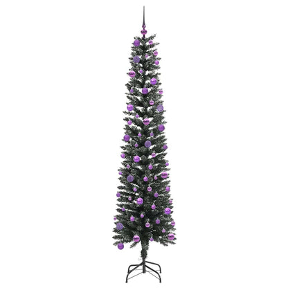 Kunstkerstboom Groen 58 x 58 x 240 cm PVC en Plastic en Staal