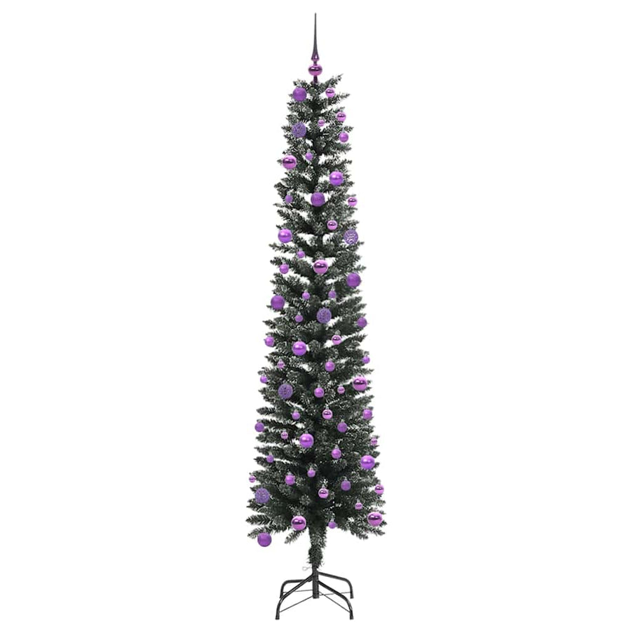 Kunstkerstboom Groen 58 x 58 x 240 cm PVC en Plastic en Staal