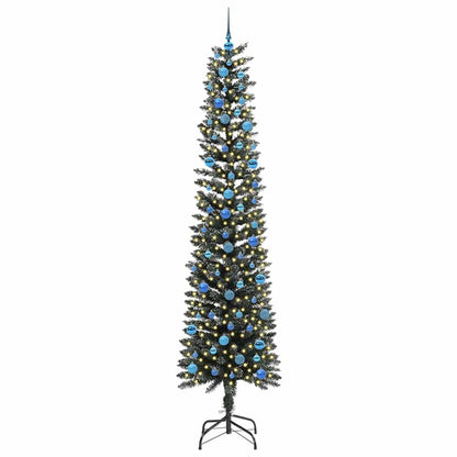 Kunstkerstboom Groen 58 x 58 x 240 cm PVC en Plastic en Staal