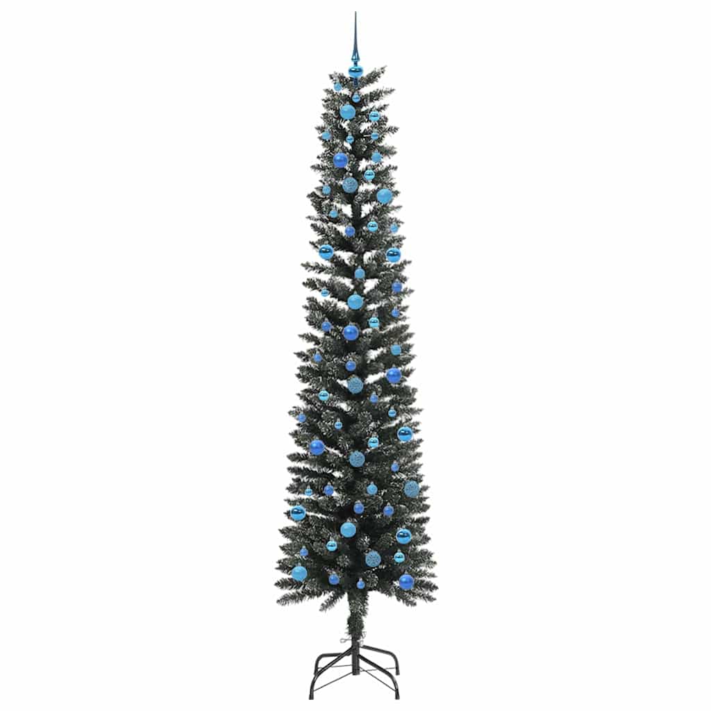 Kunstkerstboom Groen 58 x 58 x 240 cm PVC en Plastic en Staal