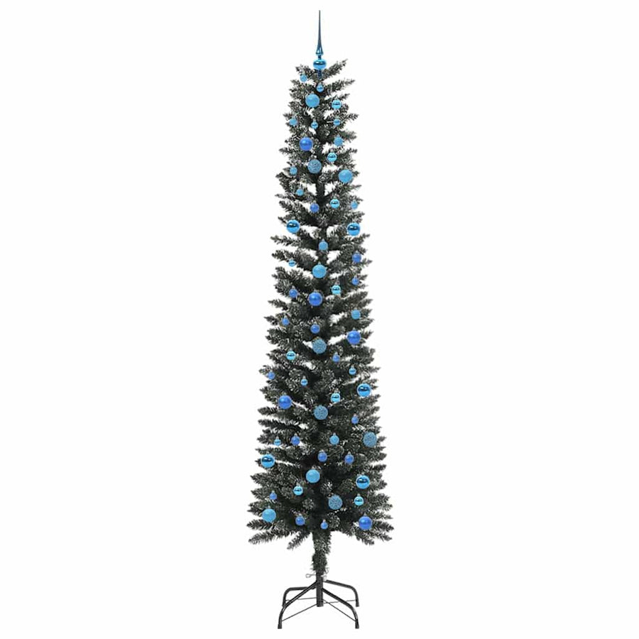 Kunstkerstboom Groen 58 x 58 x 240 cm PVC en Plastic en Staal
