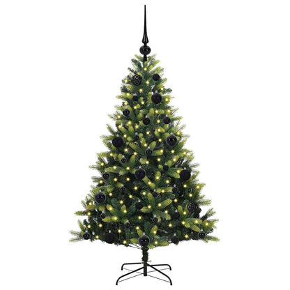 Kunstmatige Hangende Kerstboom 150 LED's Groen 120 cm PVC en PE