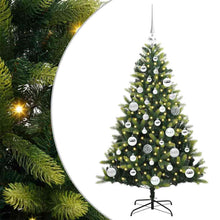 Kunstkerstboom Met Scharnier 150 Leds Groen Pvc En Pe 120 cm