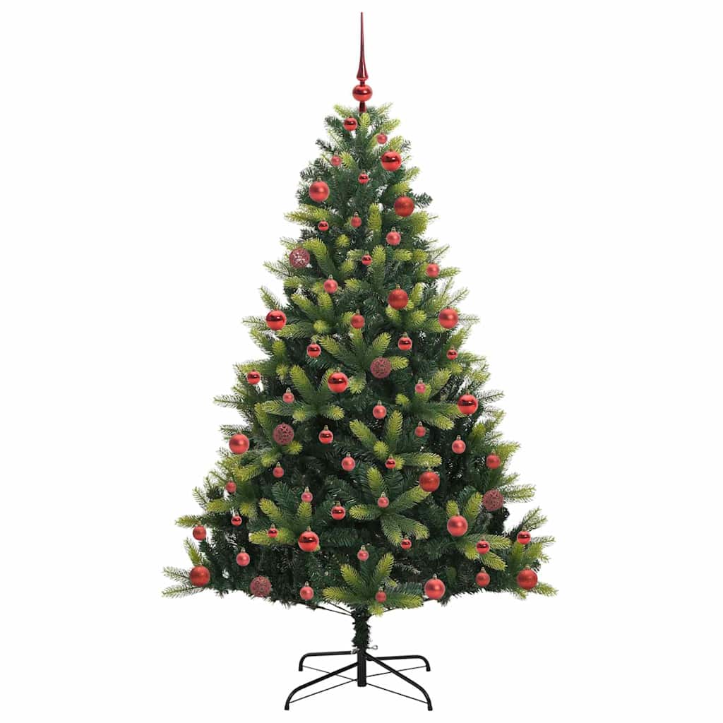 Kunstmatige Scharnierende Kerstboom 300 LEDs Groen 180 cm