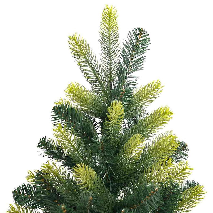 Kunst Kerstboom met Scharnieren 300 LEDs Groen 180 cm PVC en PE