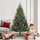 Kunstkerstboom 180 cm 300 LEDs groen PVC PE