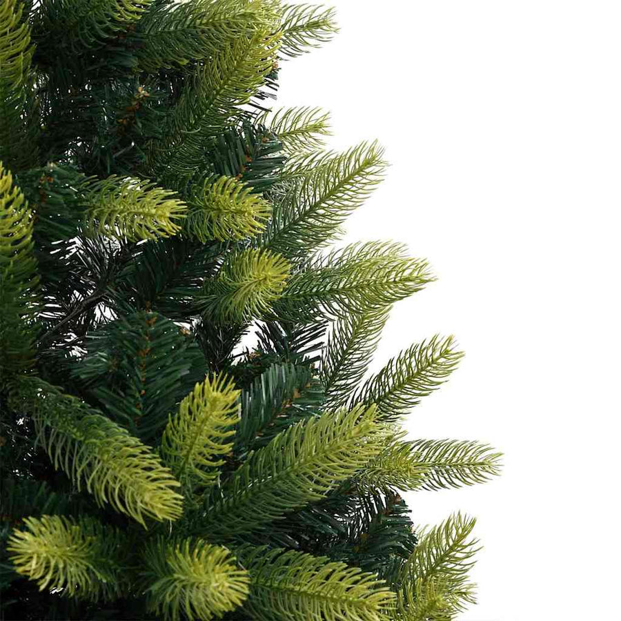 Kunst kerstboom met scharnieren 300 LEDs Groen 180 cm PVC en PE