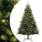 Kunstkerstboom 210 cm groen met 300 LEDs