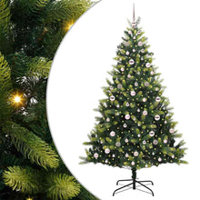 Kunstmatige Scharnierende Kerstboom 300 LEDs Groen 210 cm
