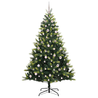 Kunstmatige Scharnierende Kerstboom 300 LEDs Groen 210 cm