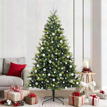 Kunstmatige Scharnierende Kerstboom 300 LEDs Groen 210 cm