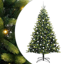 Kunstmatige Scharnierende Kerstboom 300 LEDs Groen 210 cm
