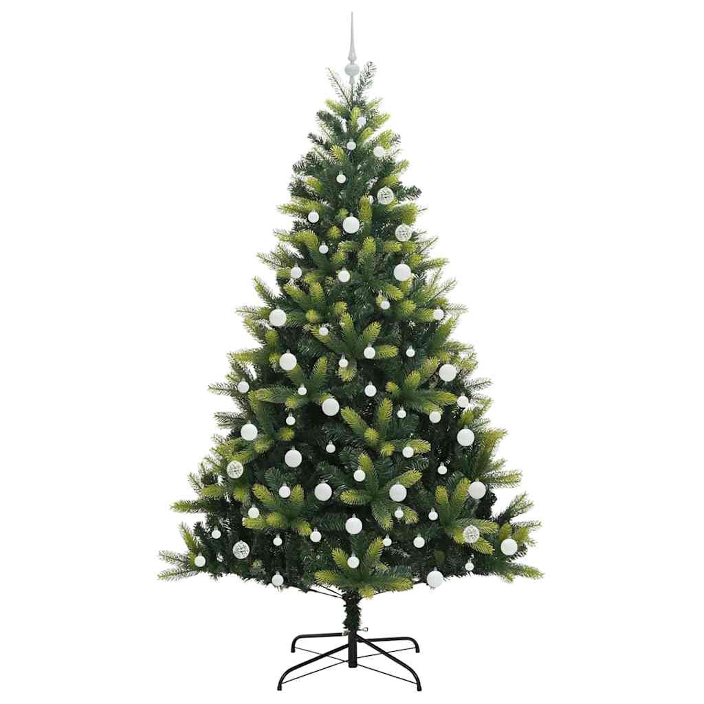Kunstmatige Scharnierende Kerstboom 300 LEDs Groen 210 cm