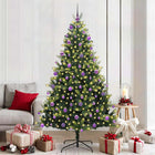 Kunstkerstboom 210 cm 300 LEDs groen PVC PE