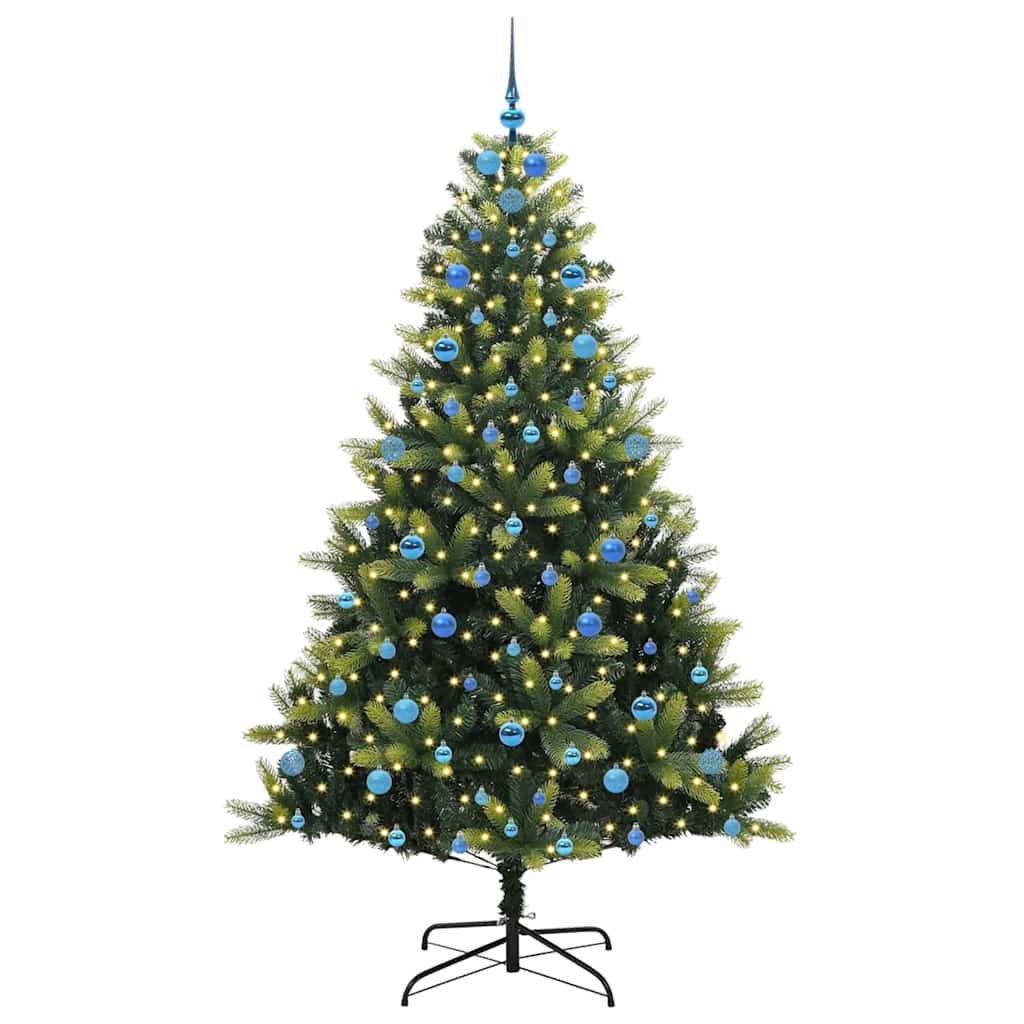 Kunstmatige Scharnierende Kerstboom 300 LEDs Groen 210 cm