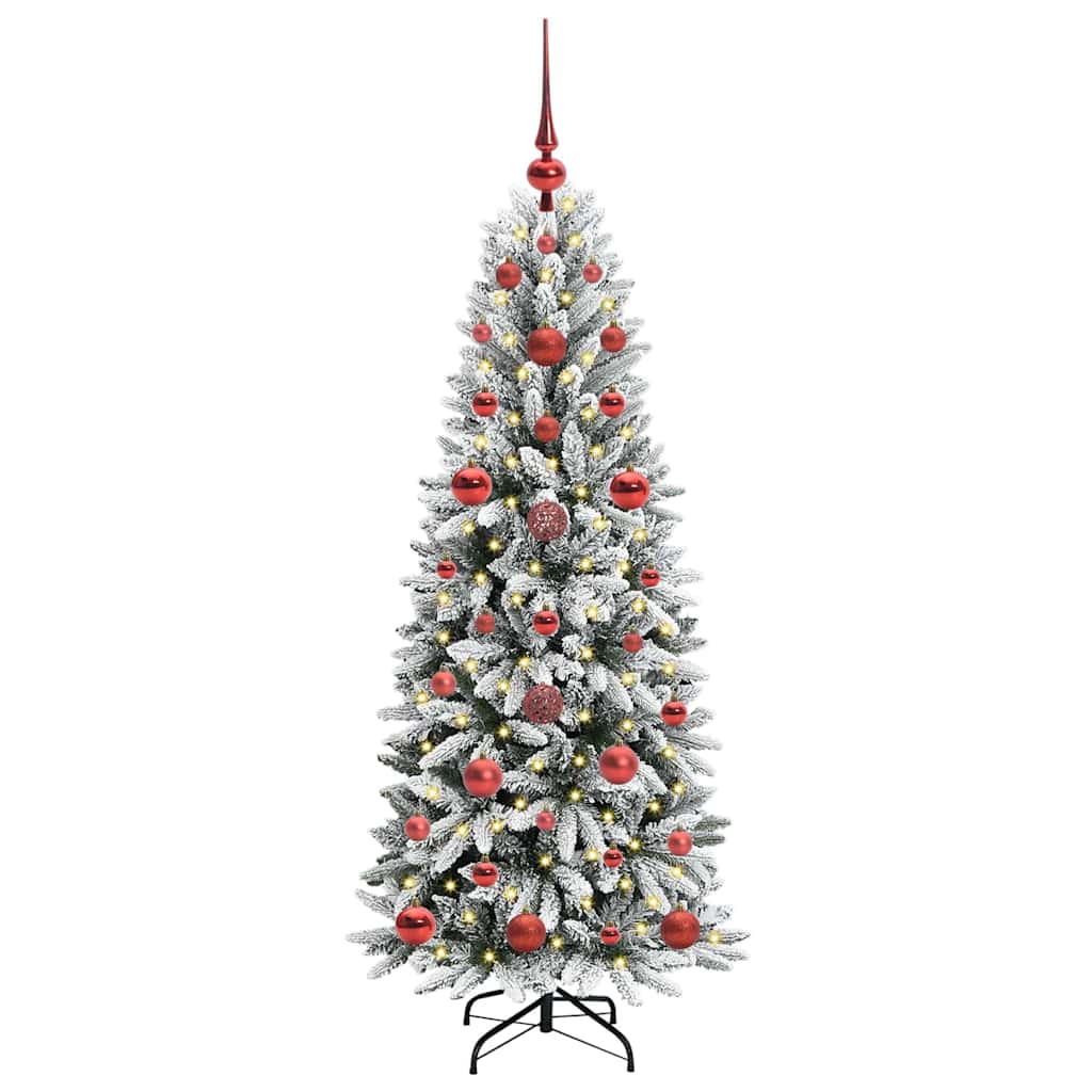 Kunstkerstboom met 150 LED met standaard Wit 53 x 53 x 120 cm