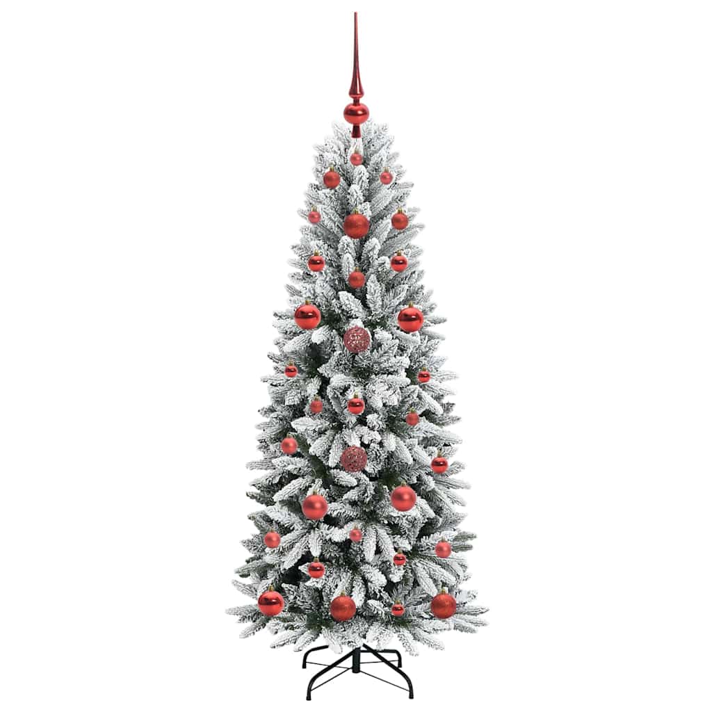 Kunstkerstboom met 150 LED met standaard Wit 53 x 53 x 120 cm