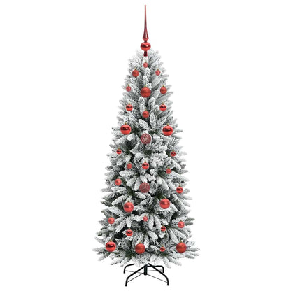 Kunstkerstboom met 150 LED met standaard Wit 53 x 53 x 120 cm