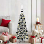 Kunstkerstboom wit 120 cm PVC PE