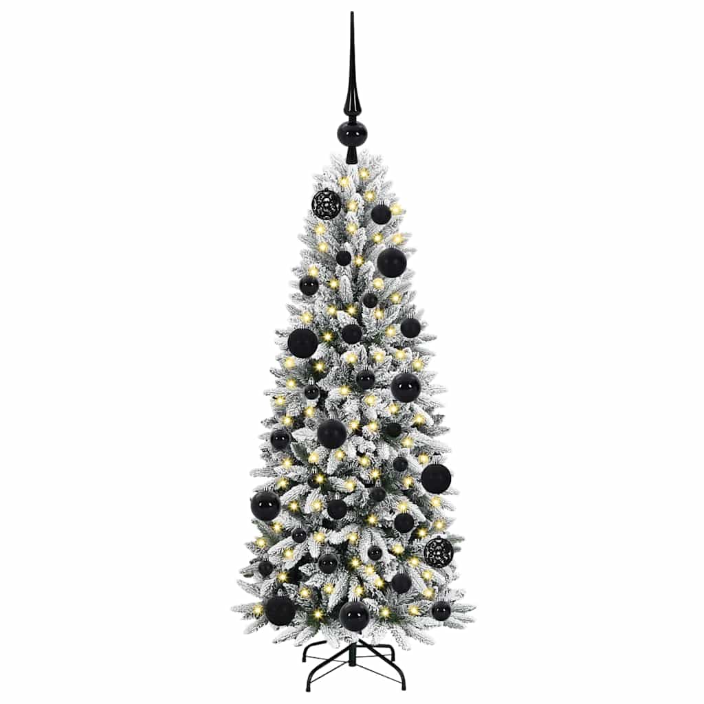 Kunstkerstboom met 150 LED met standaard Wit 53 x 53 x 120 cm
