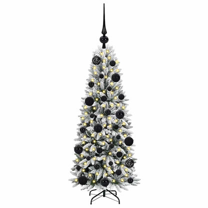 Kunstkerstboom met 150 LED met standaard Wit 53 x 53 x 120 cm