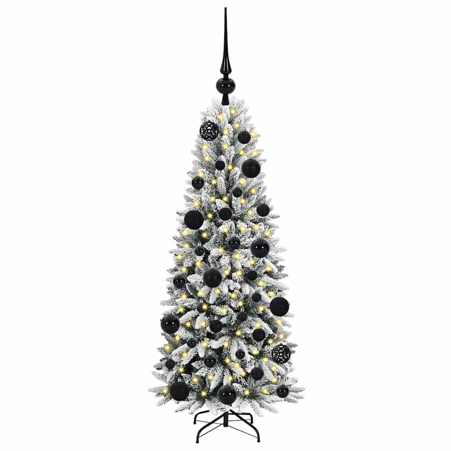 Kunstkerstboom met 150 LED met standaard Wit 53 x 53 x 120 cm