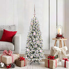 Kunstkerstboom wit 120 cm PVC PE