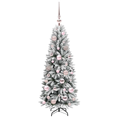 Kunstkerstboom met 150 LED met standaard Wit 53 x 53 x 120 cm