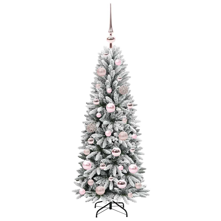 Kunstkerstboom met 150 LED met standaard Wit 53 x 53 x 120 cm