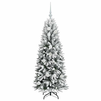 Kunstkerstboom met 150 LED met standaard Wit 53 x 53 x 120 cm