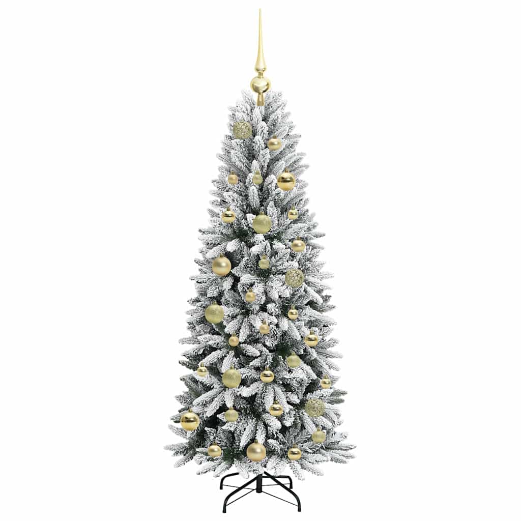 Kunstkerstboom met 150 LED met standaard Wit 53 x 53 x 120 cm