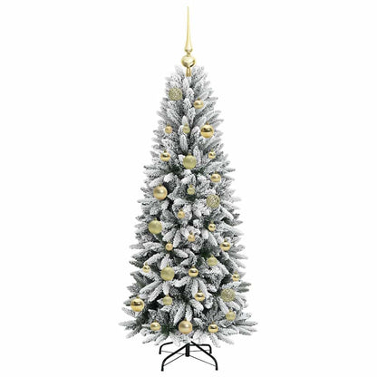 Kunstkerstboom met 150 LED met standaard Wit 53 x 53 x 120 cm