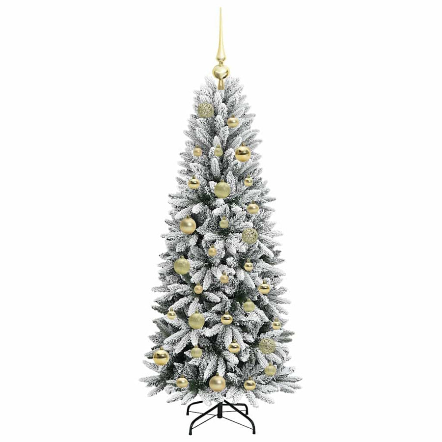 Kunstkerstboom met 150 LED met standaard Wit 53 x 53 x 120 cm