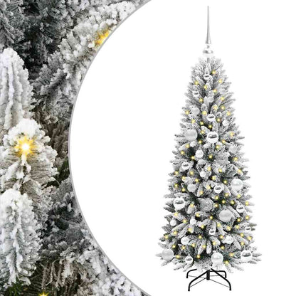 Kunstkerstboom met 150 LED met standaard Wit 53 x 53 x 120 cm