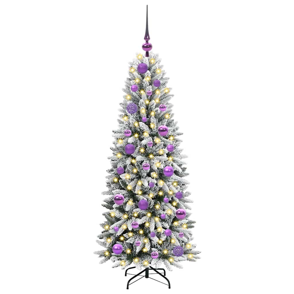 Kunstkerstboom met 150 LED met standaard Wit 53 x 53 x 120 cm