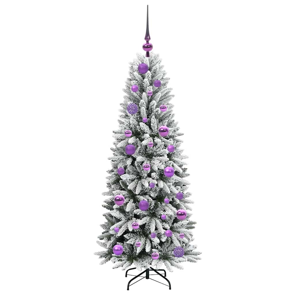 Kunstkerstboom met 150 LED met standaard Wit 53 x 53 x 120 cm