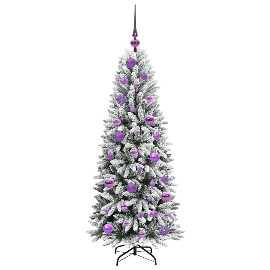 Kunstkerstboom met 150 LED met standaard Wit 53 x 53 x 120 cm