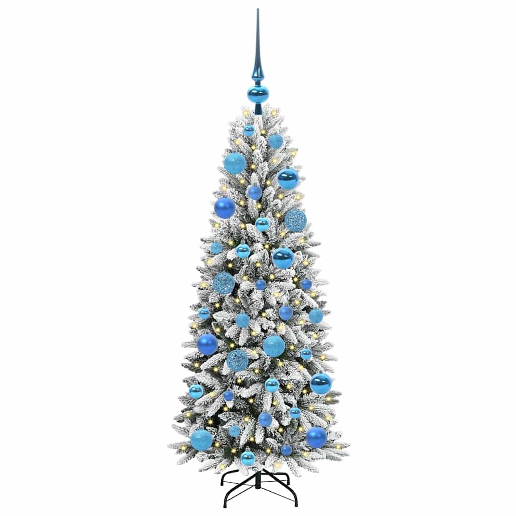 Kunstkerstboom met 150 LED met standaard Wit 53 x 53 x 120 cm