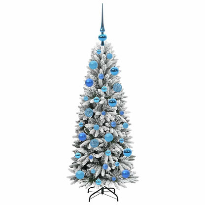 Kunstkerstboom met 150 LED met standaard Wit 53 x 53 x 120 cm