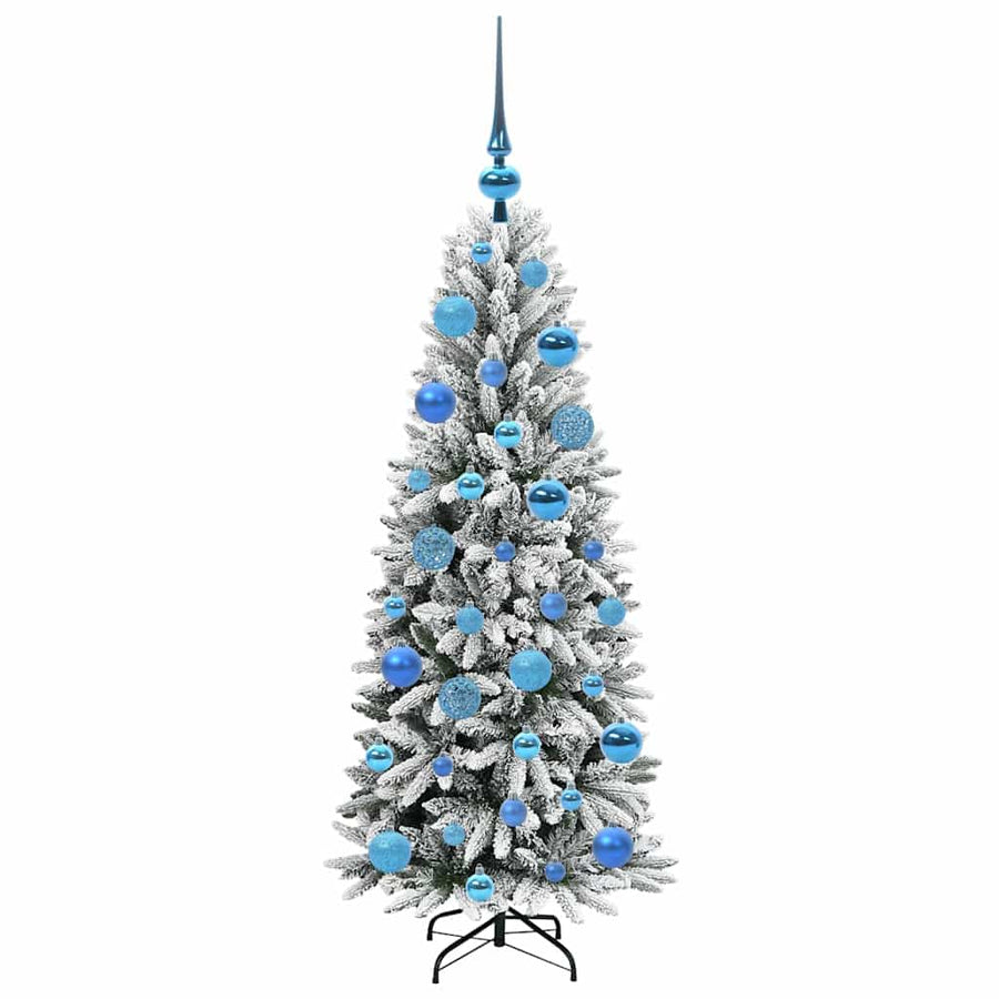 Kunstkerstboom met 150 LED met standaard Wit 53 x 53 x 120 cm
