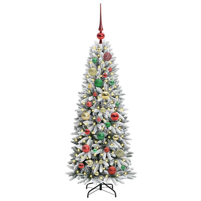 Kunstkerstboom met 150 LED met standaard Wit 53 x 53 x 120 cm