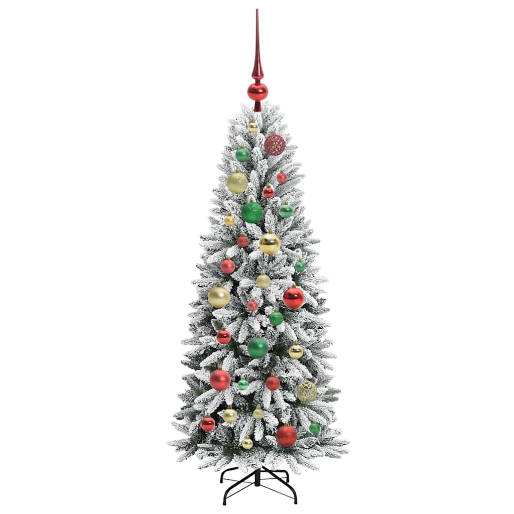 Kunstkerstboom met 150 LED met standaard Wit 53 x 53 x 120 cm