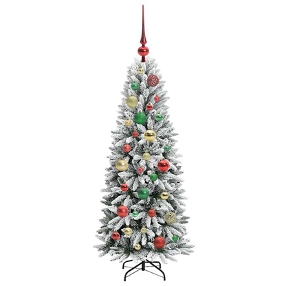 Kunstkerstboom met 150 LED met standaard Wit 53 x 53 x 120 cm